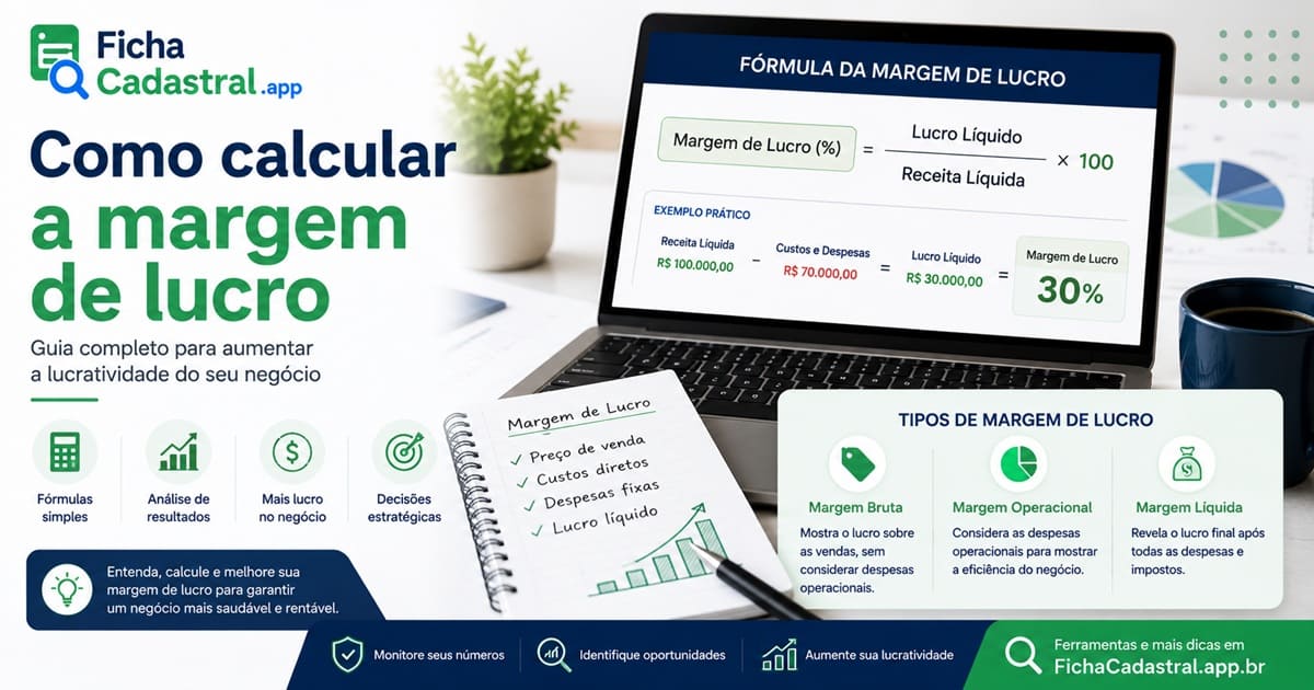 Como calcular a margem de lucro: fórmula, exemplos e dicas para empresas