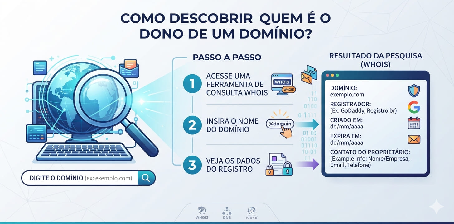 Como descobrir quem é o dono de um domínio?