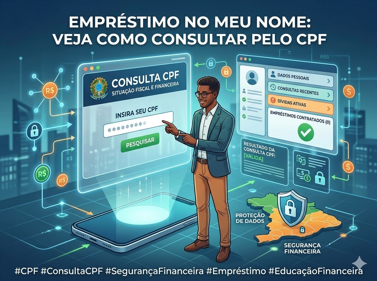 Como saber se fizeram um empréstimo no meu nome? Veja como consultar pelo CPF